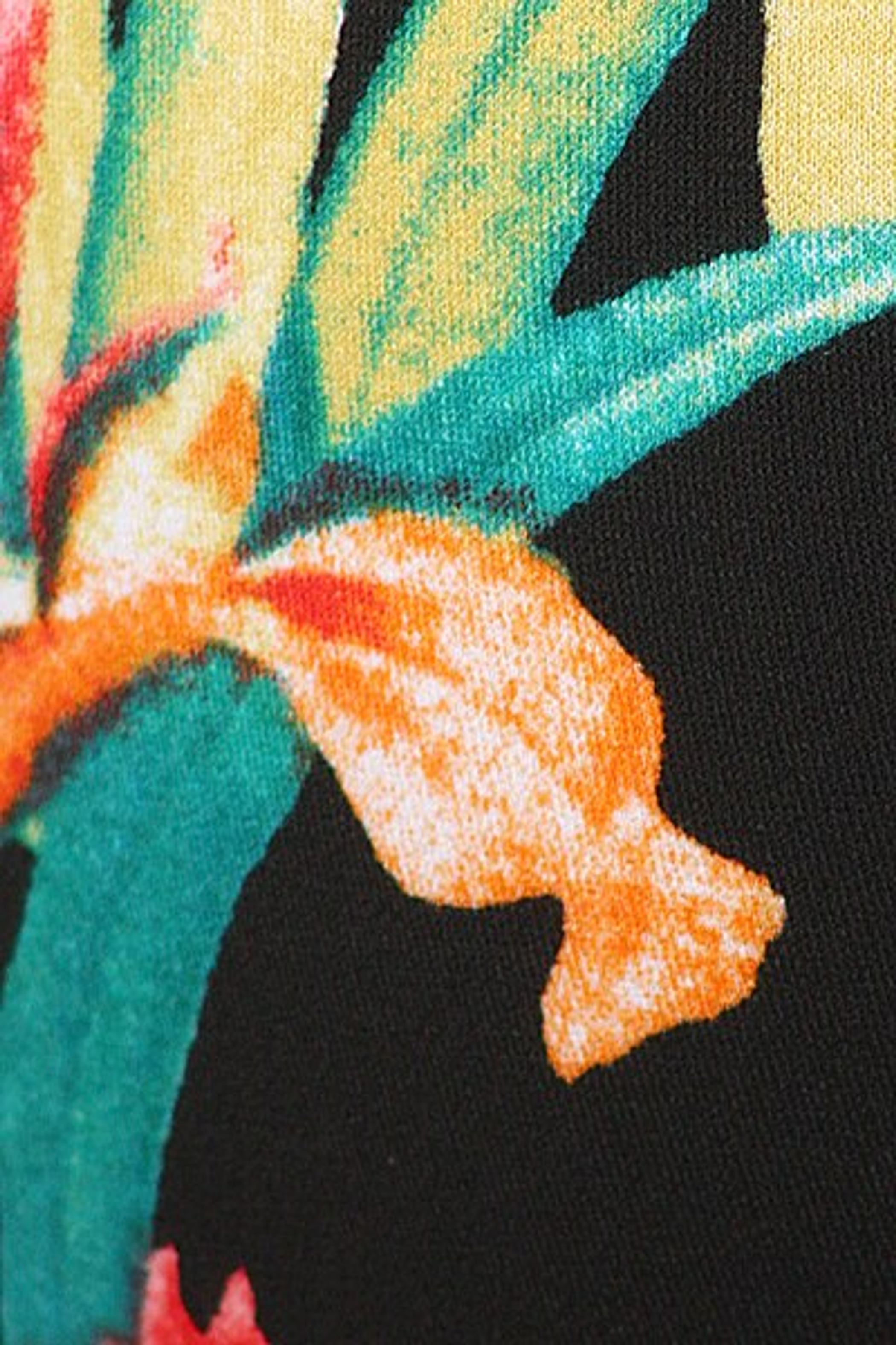 Tropical Print Dolman Maxi Dress SurelyMine