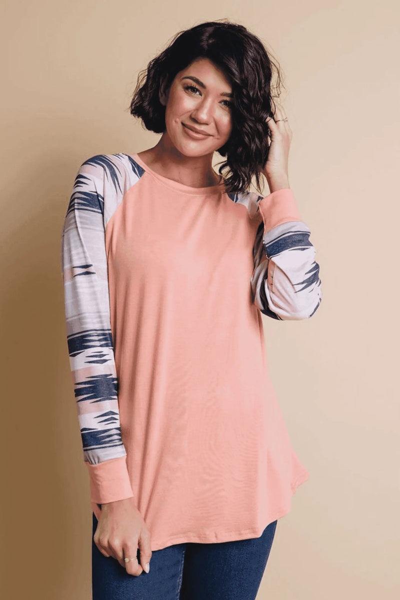 Tucson Printed Top Stay Warm in Style