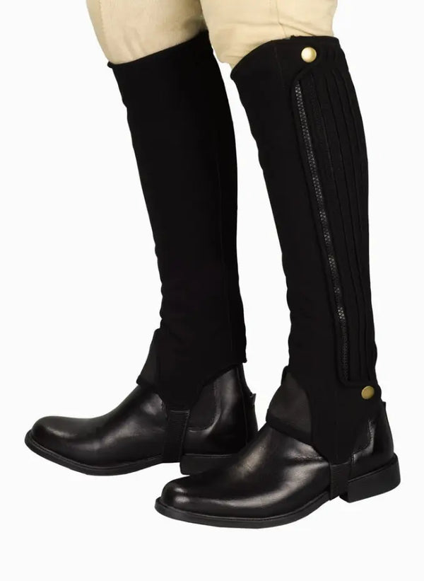 TuffRider Adult Grippy Nubuck Half Chaps JPC Equestrian