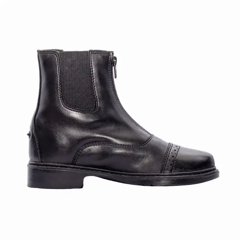 TuffRider Children's Thelwell Sweep Front Zip Paddock Boots JPC Equestrian