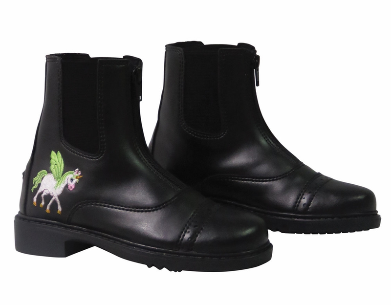 TuffRider Children's Unicorn Starter Front Zip Paddock Boots JPC Equestrian