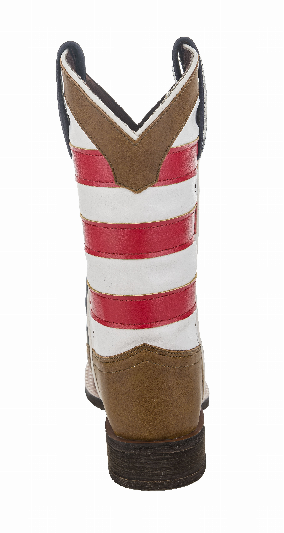 TuffRider Kids American Flag Cowboy Western Boots JPC Equestrian