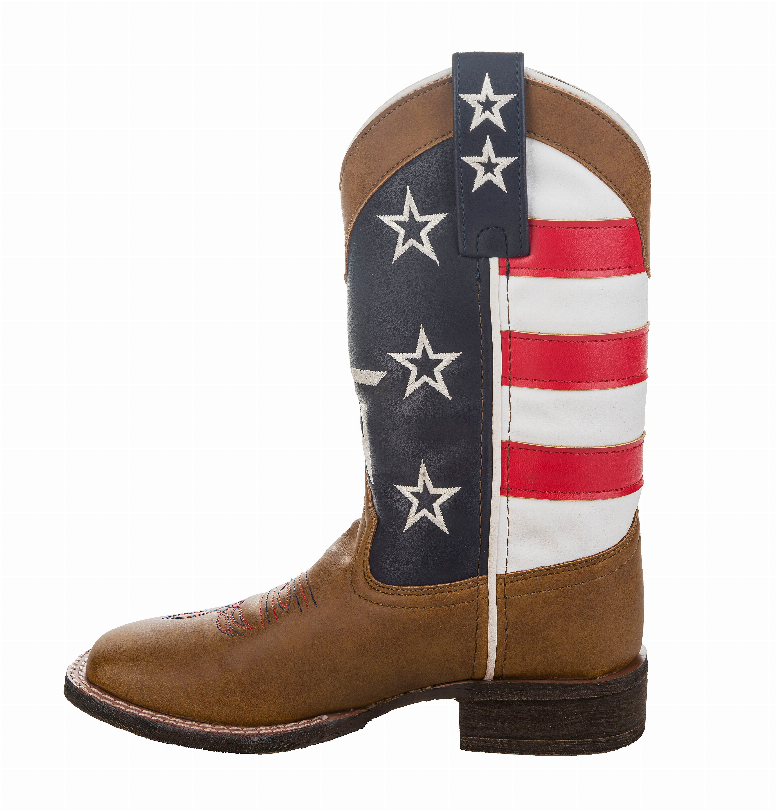 TuffRider Kids American Flag Cowboy Western Boots JPC Equestrian