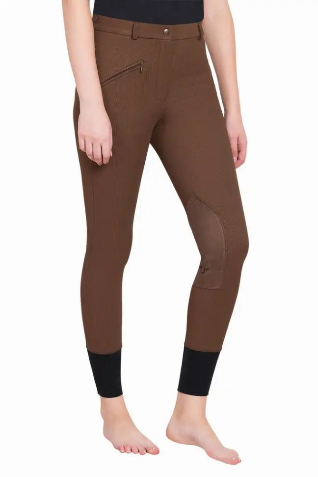 TuffRider Ladies Ribb Knee Patch Breeches JPC Equestrian
