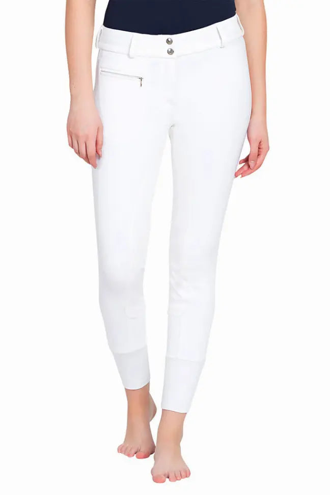 TuffRider Ladies Ribb Lowrise Wide Waistband Full Seat Breeches JPC Equestrian