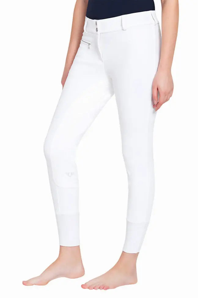 TuffRider Ladies Ribb Lowrise Wide Waistband Full Seat Breeches JPC Equestrian