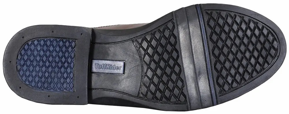 TuffRider Men's Baroque Front Zip Paddock Boots with Metal Zipper JPC Equestrian