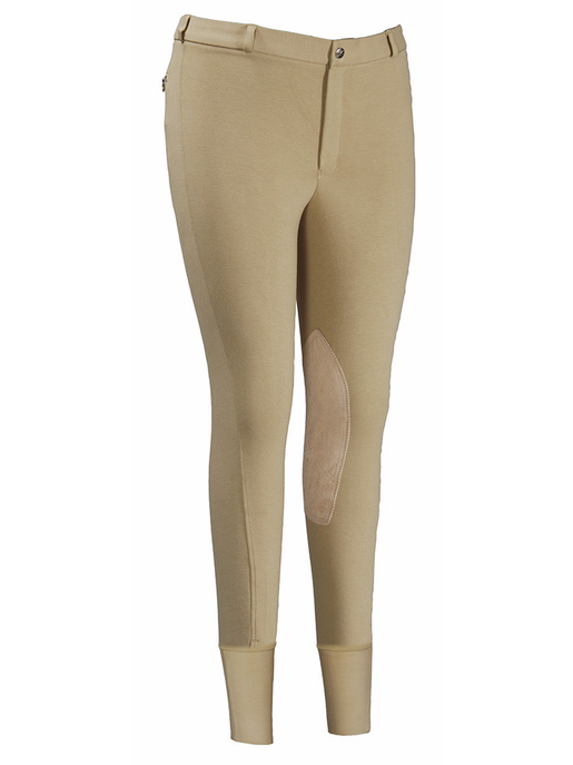 TuffRider Men's Cotton Knee Patch Breeches JPC Equestrian