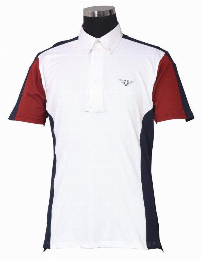 TuffRider Men's Dennison Short Sleeve Show Shirt JPC Equestrian