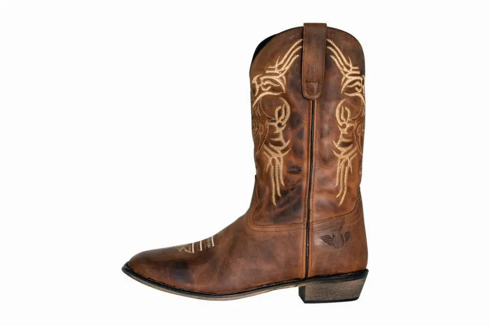 TuffRider Men's Lamar Wide Square Toe Western Boot JPC Equestrian