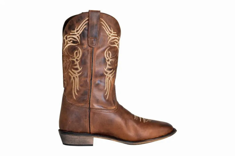 TuffRider Men's Lamar Wide Square Toe Western Boot JPC Equestrian