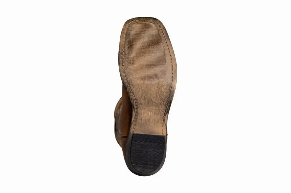 TuffRider Men's Lamar Wide Square Toe Western Boot JPC Equestrian