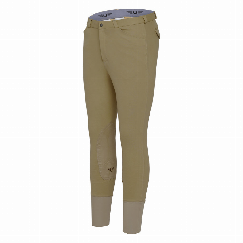 TuffRider Men's Patrol Knee Patch Breeches JPC Equestrian
