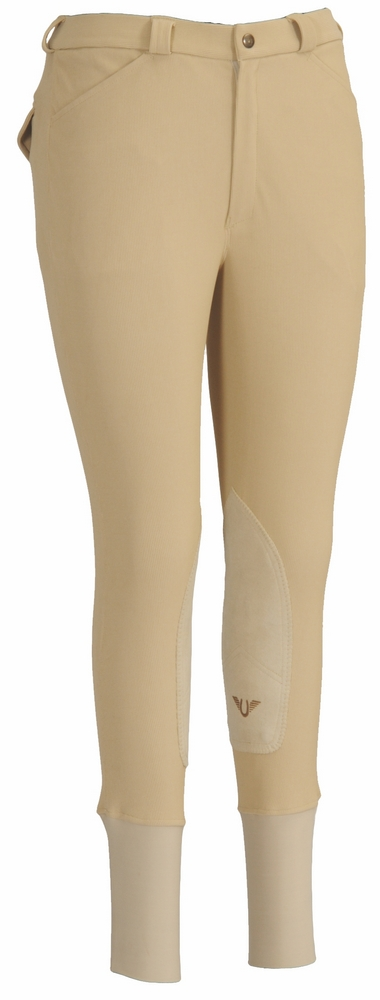 TuffRider Men's Ribb Patrol Knee Patch Breeches JPC Equestrian