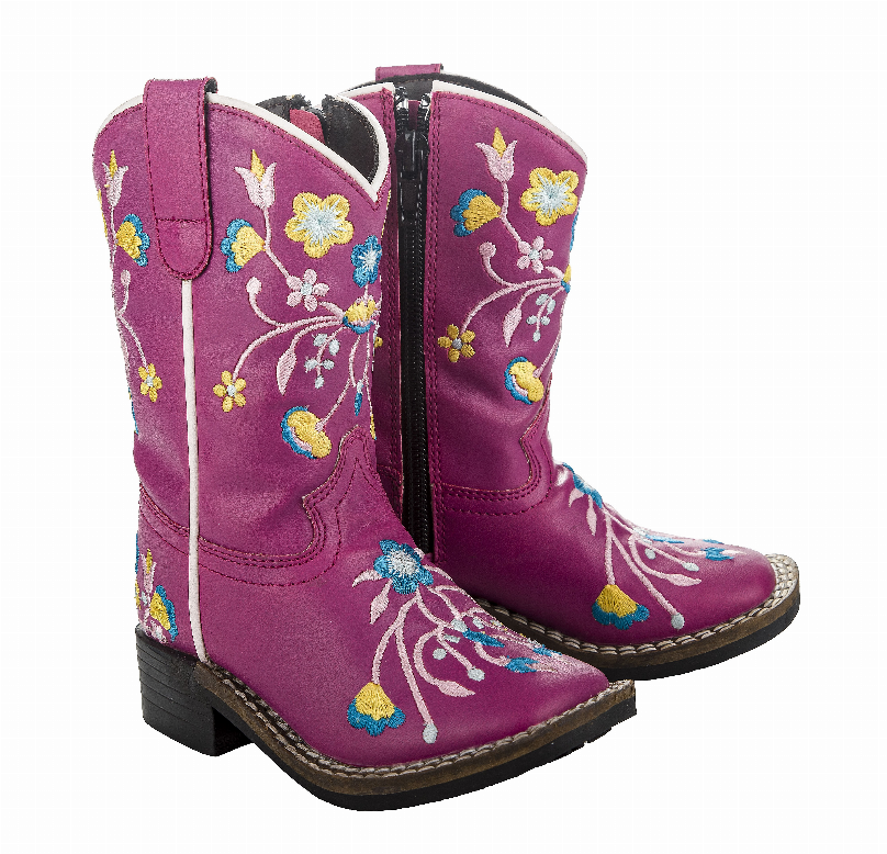 TuffRider Toddler Floral Cowgirl Western Boot JPC Equestrian