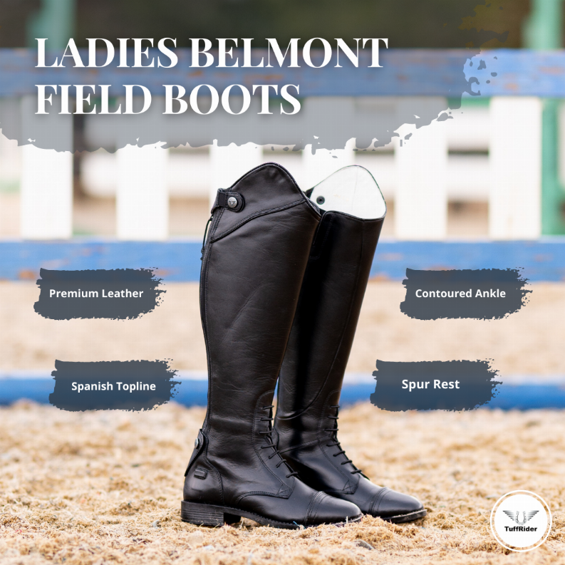 TuffRider Women Belmont Leather Field Boots JPC Equestrian