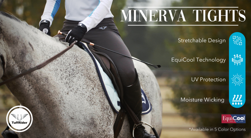 TuffRider Women Minerva Mesh Pocket EquiCool Tights JPC Equestrian