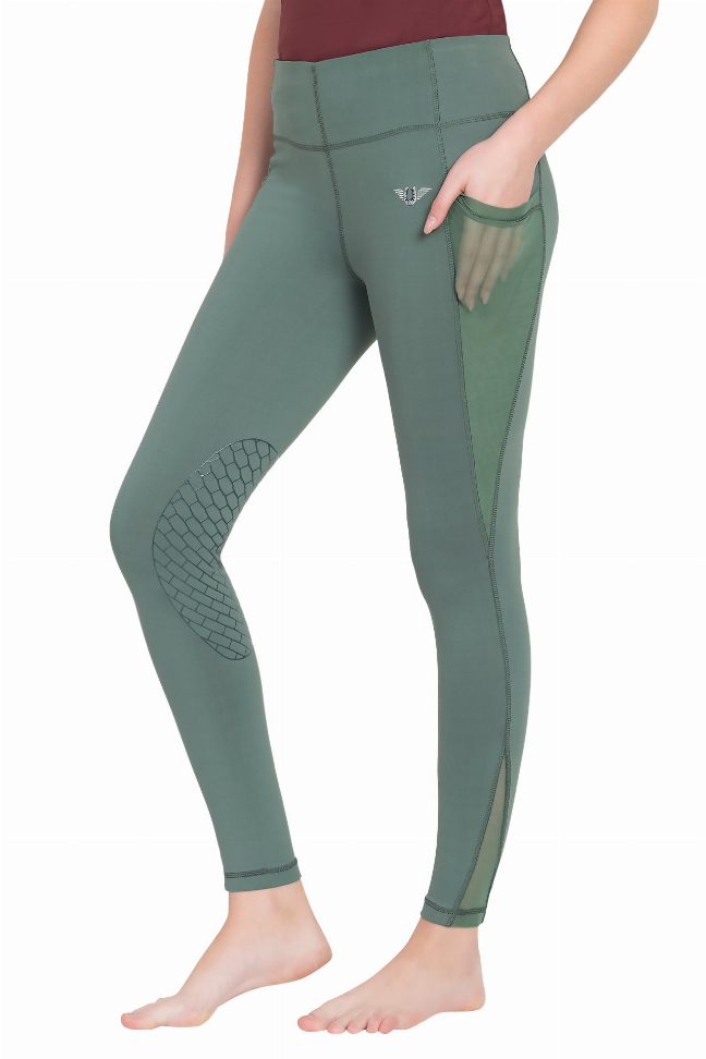 TuffRider Women Minerva Mesh Pocket EquiCool Tights JPC Equestrian