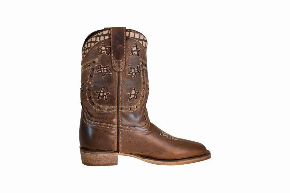 TuffRider Youth Rocky Mountain Square Toe Western Boot JPC Equestrian