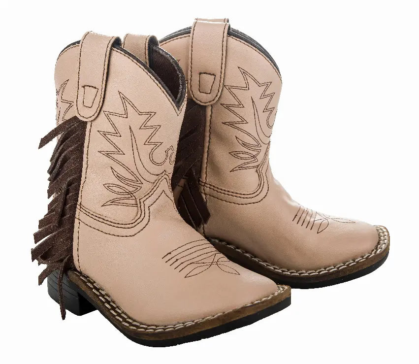 TuffRider Youth Tan Fringe Bootie JPC Equestrian