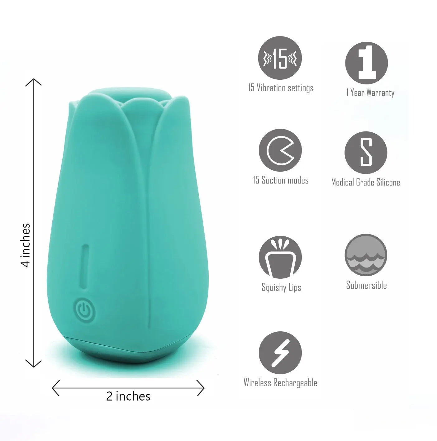 Tulip Pro Suction Vibe Rechargeable Maia Toys