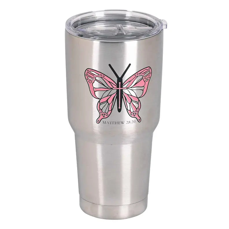 Tumbler Butterfly I Am Always With 30 oz Dicksons Inc
