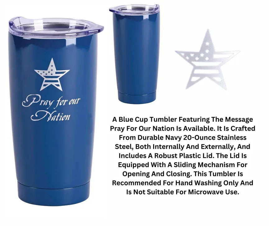 Tumbler Pray For Our Nation Navy 20 Oz Dicksons Inc