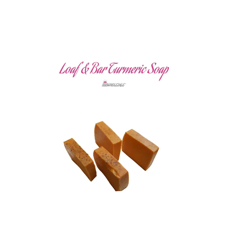 Turmeric "Ever Glow" Soap Loaf and Bars Bbbwholesale
