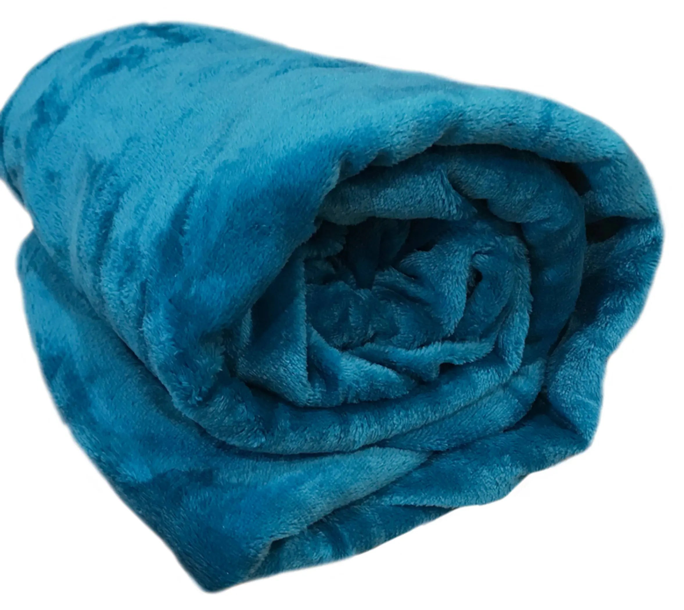 Turquoise Soft Plush Warm Cozy Bed Throw Flannel Blanket Home Mart Goods