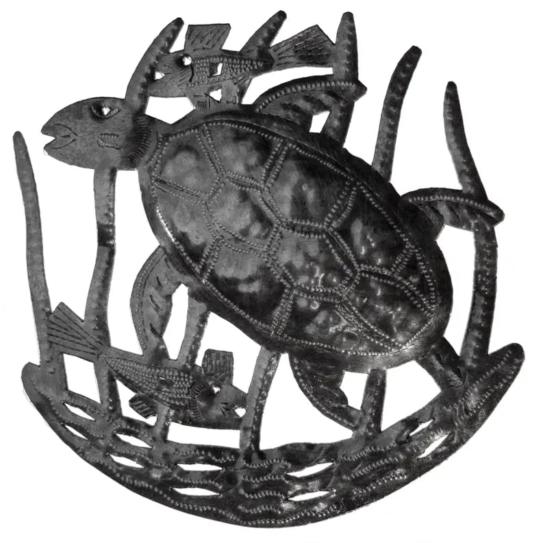 Turtle with Two Fish Le Primitif Galleries