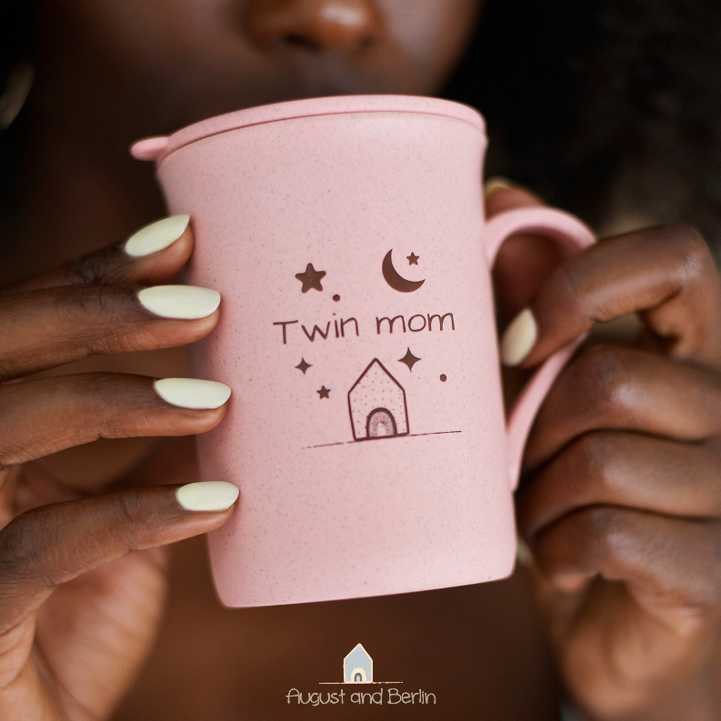 Twin-Mom Cups Gift Set- Twin's, but different August and Berlin