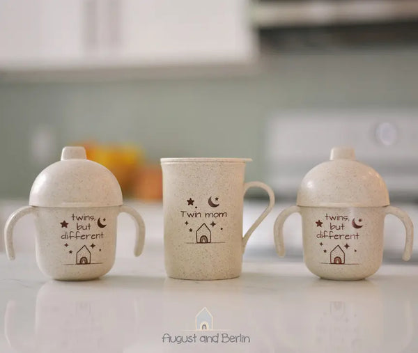 Twin-Mom Cups Gift Set- Twin's, but different August and Berlin