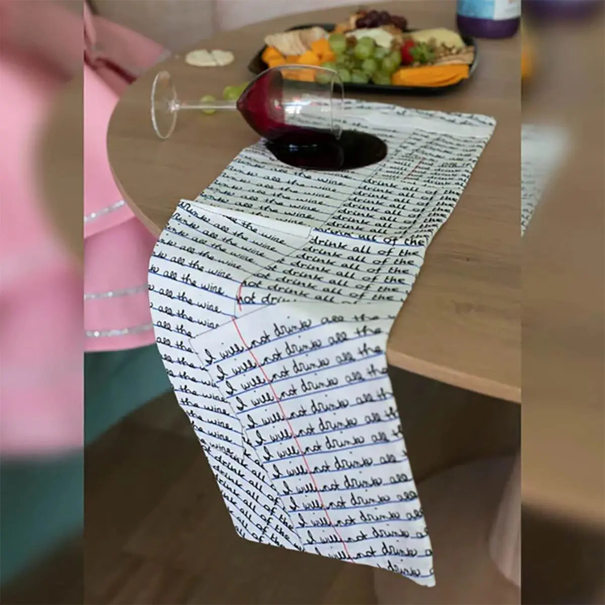 Twisted Wares I Will Not Drink All The Wine Flour Sack Towel - GreatEagleInc
