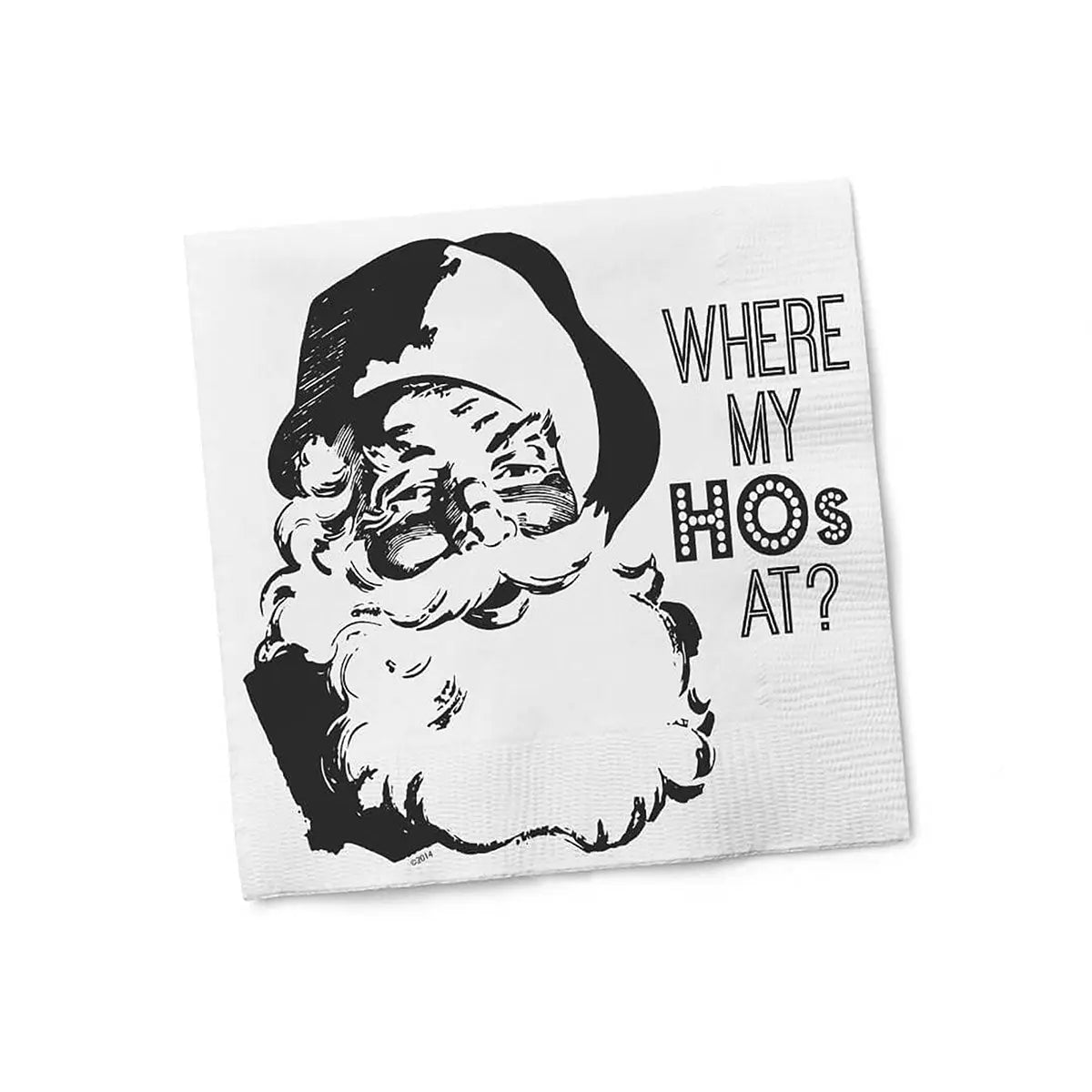 Twisted Wares Where My Ho's At? Napkins - GreatEagleInc