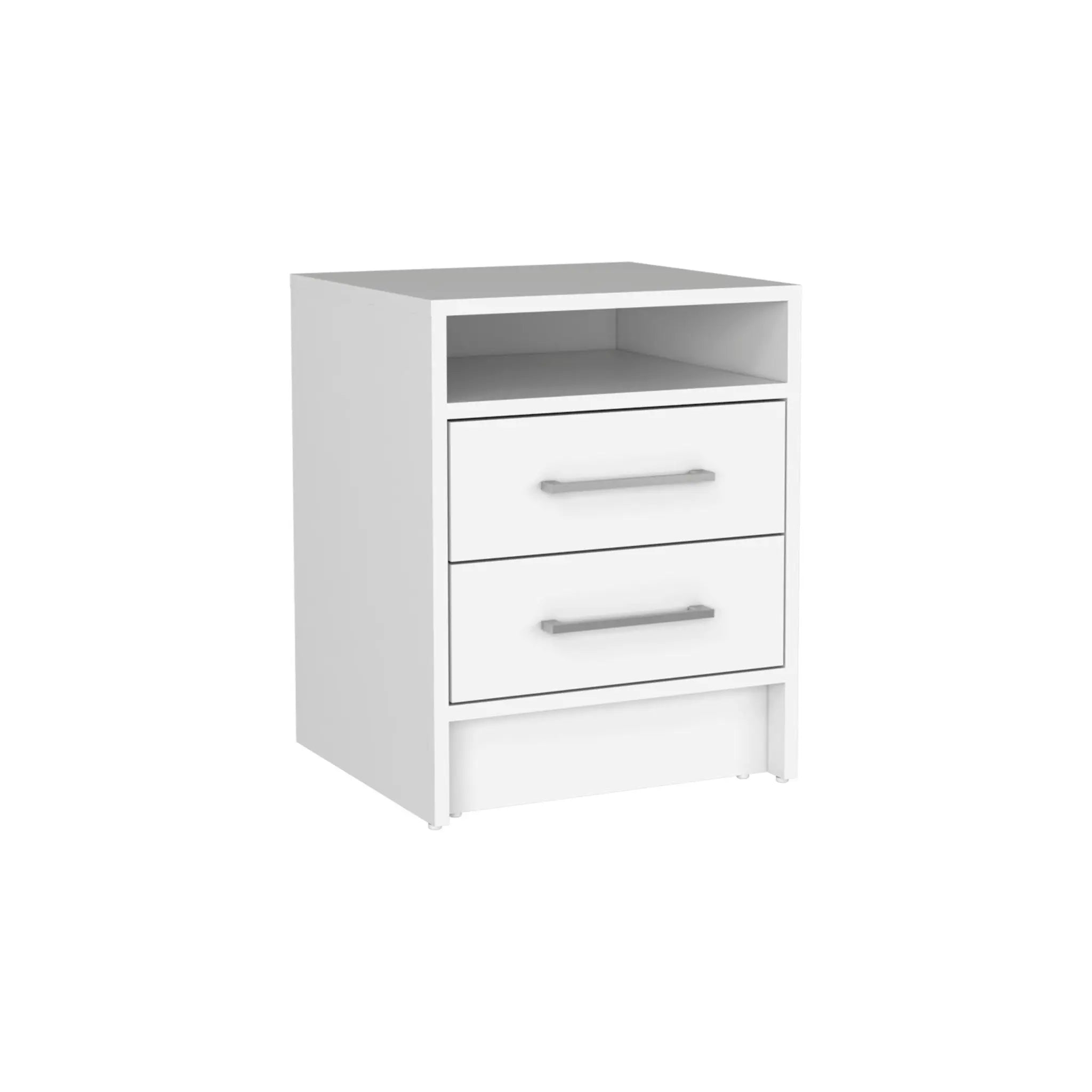 Two Piece White Bedroom Set Homeroots Bed & Bath