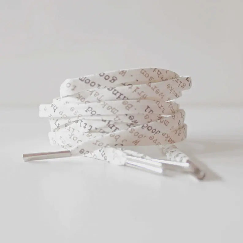 Typeface Words and Letters Shoelaces Cutelaces