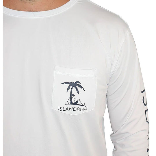 UPF 50 Men's Performance Pocket L/S Shirt Island Bum