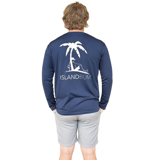 UPF 50 Men's Performance Pocket L/S Shirt Island Bum