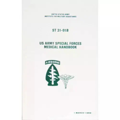US Army Special Forces Medical Handbook Fox Outdoor