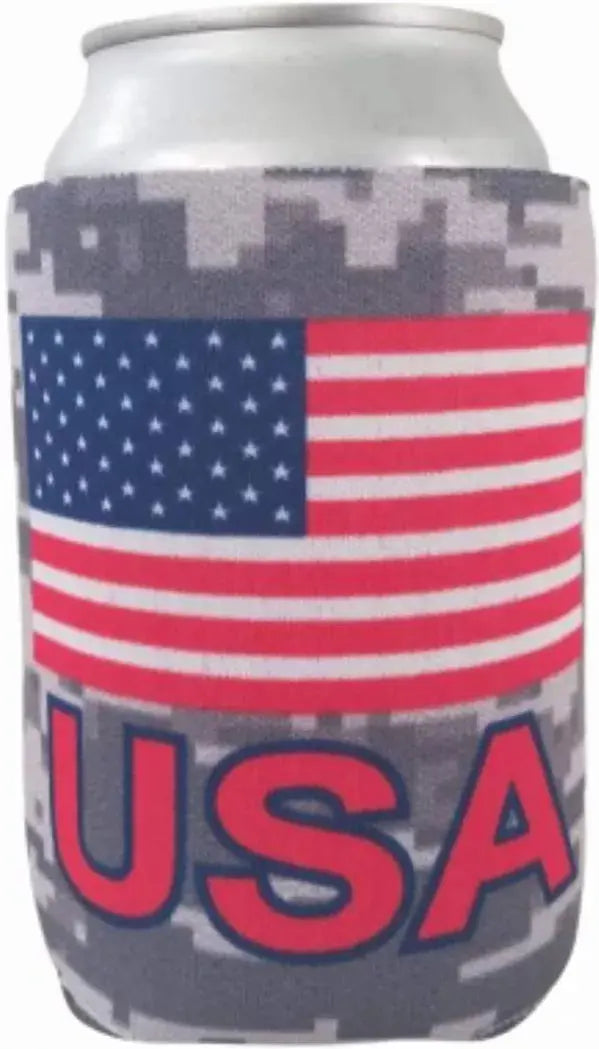 USA American Flag Can Cooler Capital City Commerce