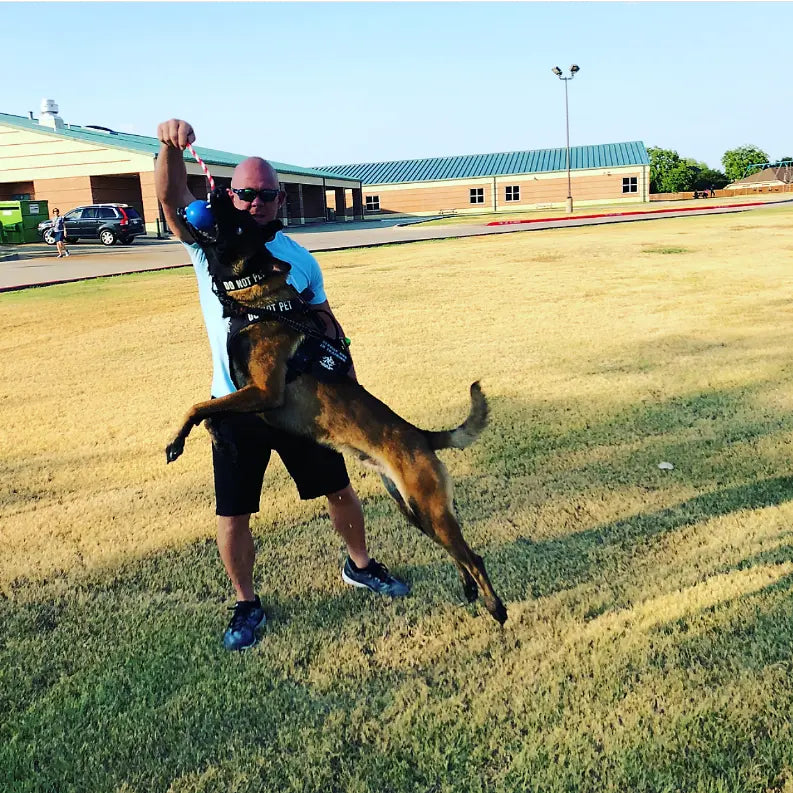 USA-K9 Cherry Bomb Durable Rubber Chew Toy, Treat Dispenser, Reward Toy, Tug Toy, and Retrieving Toy SodaPup