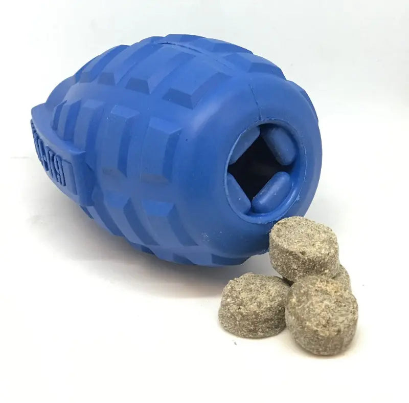 USA-K9 Grenade Durable Rubber Chew Toy & Treat Dispenser SodaPup