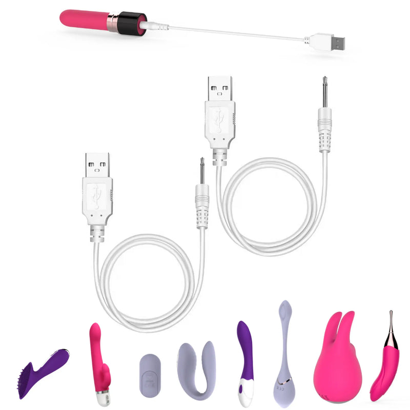 USB Charging Cable for Massager 2.5mm Fast Charging Replacement Charger Cord OEJ