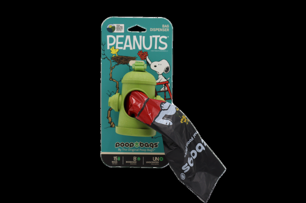 USDA Biobased Peanuts Dispenser The Original Poop Bags