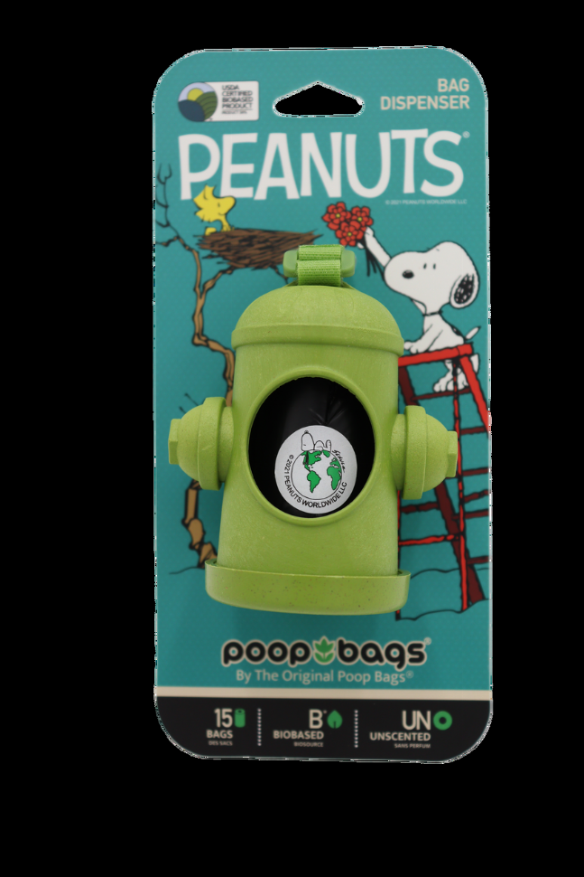 USDA Biobased Peanuts Dispenser The Original Poop Bags