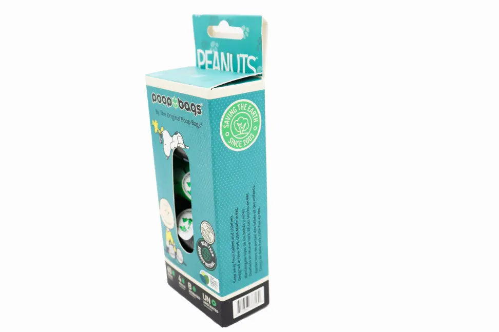 USDA Biobased Peanuts Leash Rolls (60 CT) The Original Poop Bags