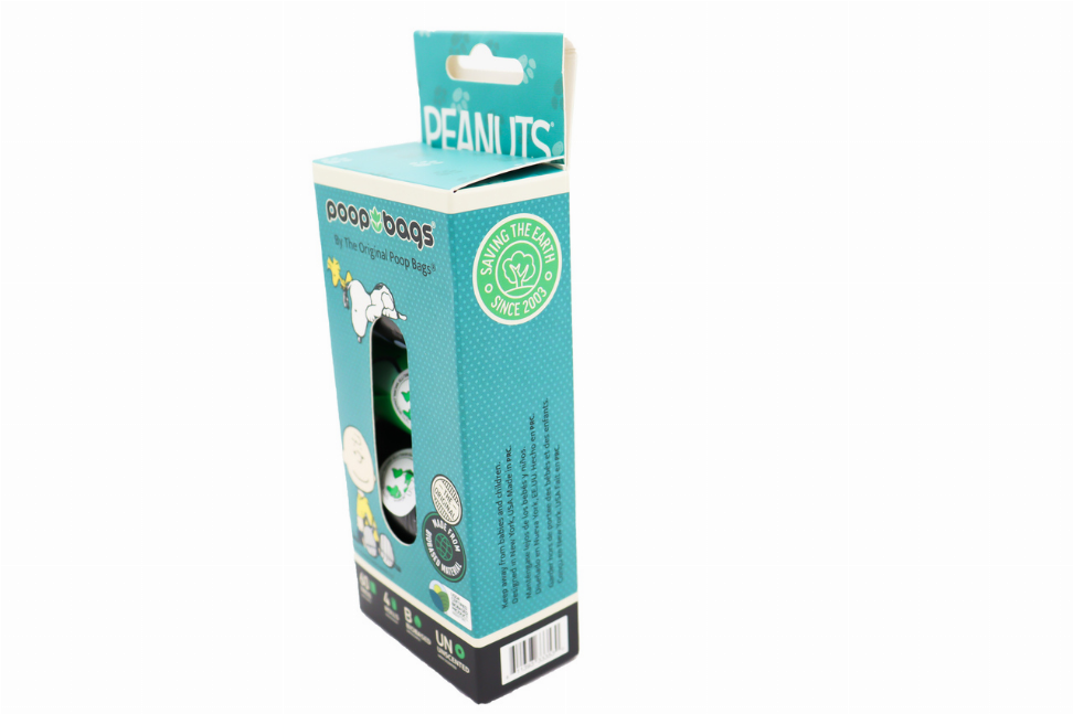 USDA Biobased Peanuts Leash Rolls (60 CT) The Original Poop Bags