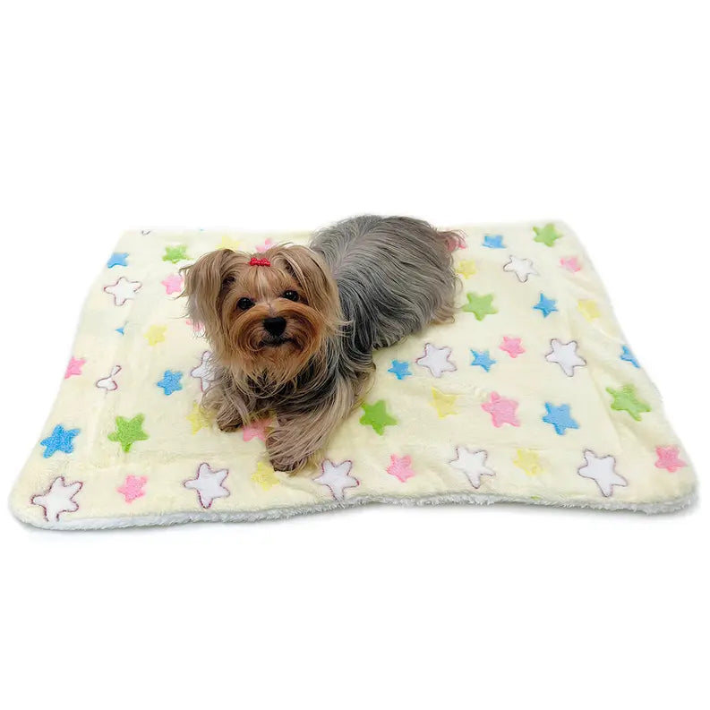 Ultra Plush Colorful Stars Blanket Klippo