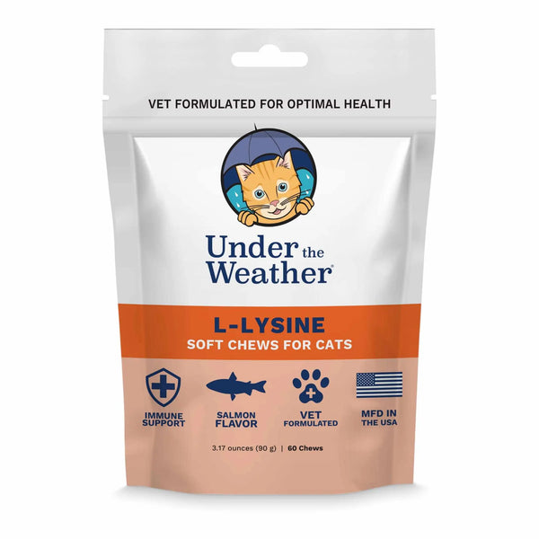 Under the Weather Cat L-Lysine Chews 60 ct. Under the Weather