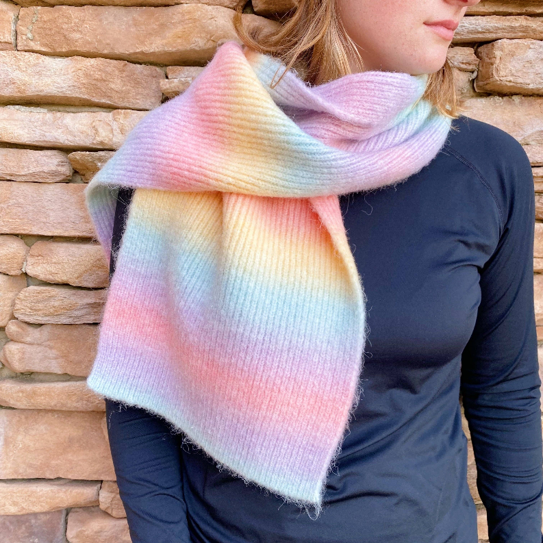 Unicorn In My Dream Cozy Knit Scarf Ellison+Young
